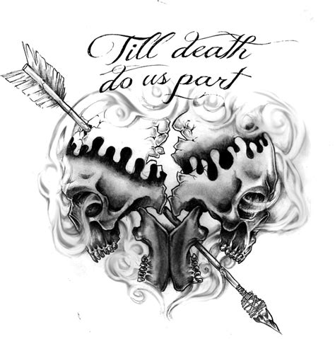 till death do us part skulls by Tripl3x6roovy on DeviantArt