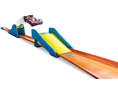 Hot Wheels Track Builder Unlimited Builder Weitsprung Set 1 64 Rennbahn Schienen