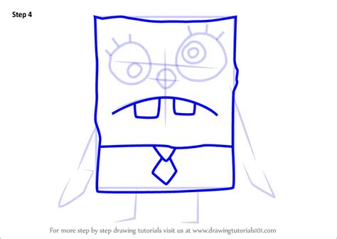 Learn How to Draw DoodleBob from SpongeBob SquarePants (SpongeBob SquarePants) Step by Step ...