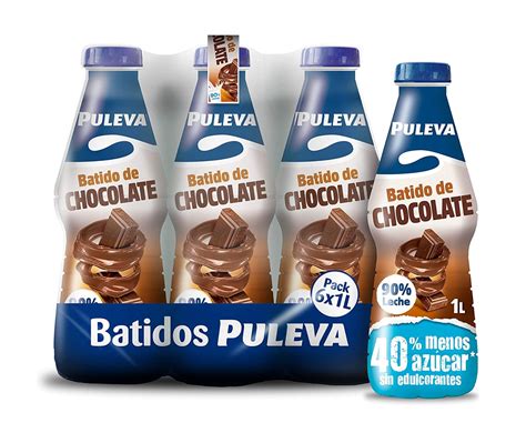 Batido Puleva Chocolate L Pack Ud Bebo Online