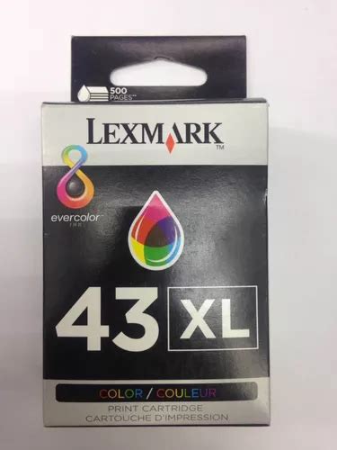 Cartucho Original Lexmark 43xl P350x4850 Color Cuotas Sin Interés