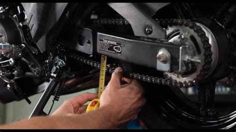 How To Check And Adjust Your Motorcycle Chain Mc Garage Youtube