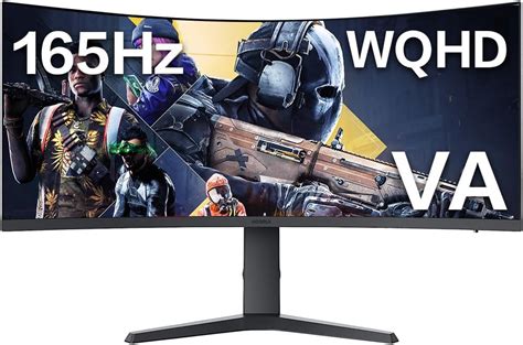 KOORUI 34 Inch VA Display Ultrawide R1000 Curved Gaming Monitor With