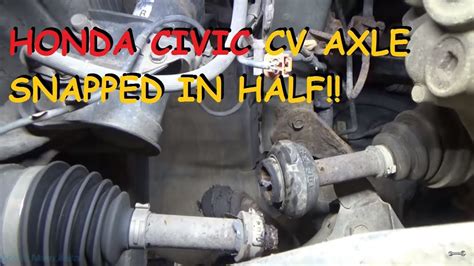 How To Replace Cv Joint On 2001 Honda Civic Civic Honda Axle