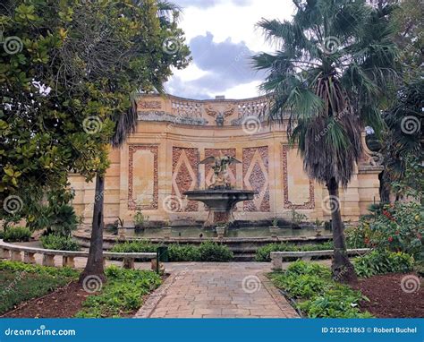 Monument In The San Anton Gardens In Malta 1032020 Editorial Stock