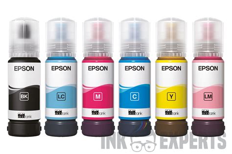 Epson 107 Ink Bottle Set For Ecotank Printers Genuine Epson Original