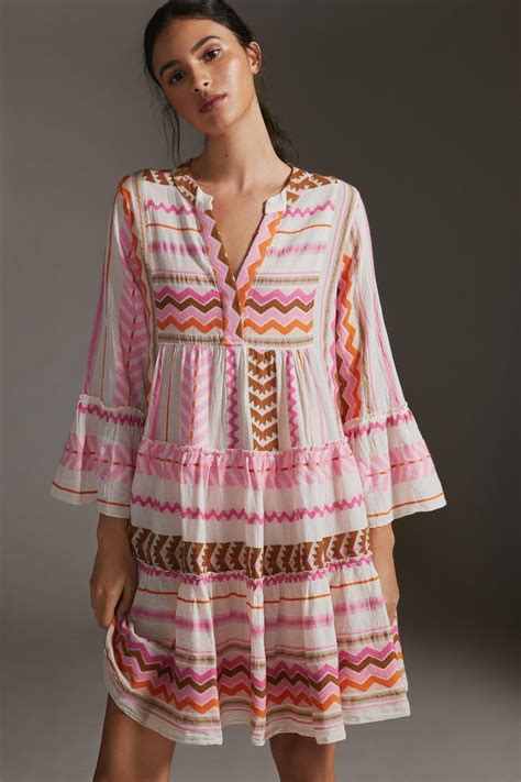 Devotion Twins The Ella Embroidered Tunic Dress Anthropologie Japan