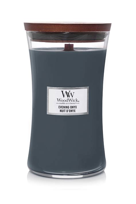 Buy Woodwick Blue Large Hourglass Evening Onyx Candle From The Next Uk