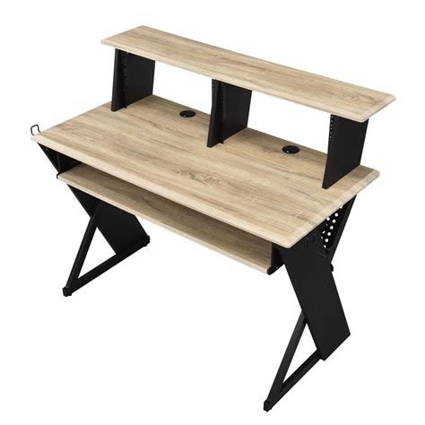 Acme Annette Music Desk In Natural Black Finish Homesquare