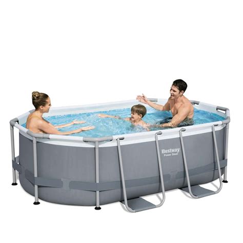 Bestway Piscina Fuori Terra Power Steel Ovale Set X X Cm