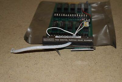 KEITHLEY 7055 GENERAL PURPOSE RELAY SCANNER MODULE Q1 EBay