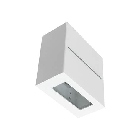 Arandela Aluminio Branco Led 12w 2700k 127v Yamamura