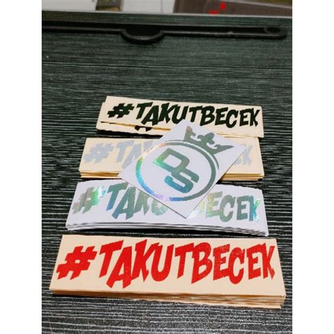 Jual Stiker Cutting Takut Becek Shopee Indonesia
