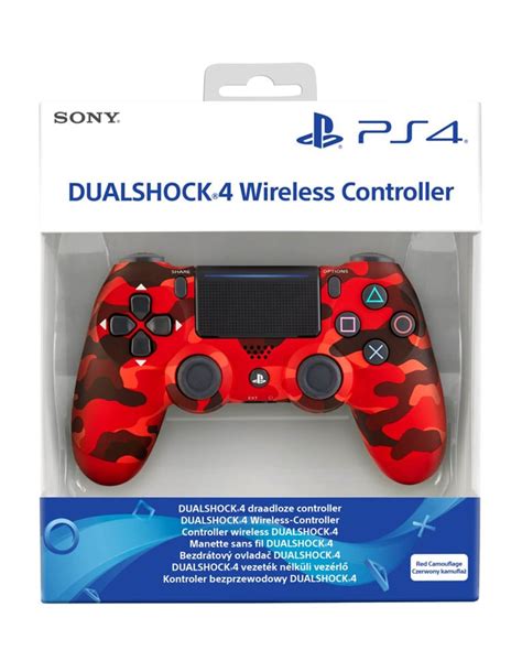 Pad Kontroler Sony Ps Dualshock V Red Camouflage Moro