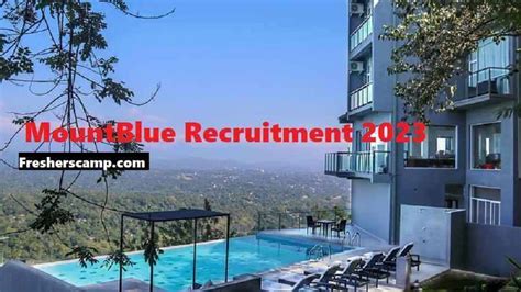 MountBlue Off Campus Drive 2023 Salary Rs 4 LPA Package FreshersCamp