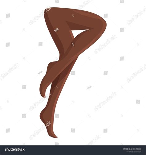 People Pantyhose Icon Cartoon Vector Lingerie Stock Vector Royalty