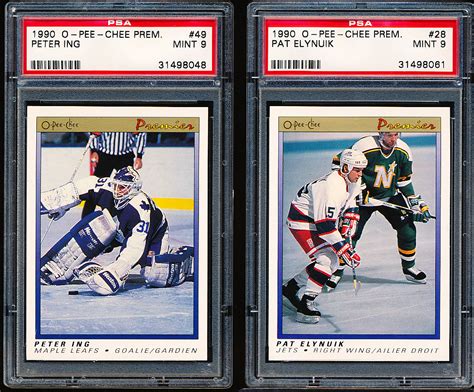 Lot Detail O Pee Chee Premier Hockey Diff Psa Mint