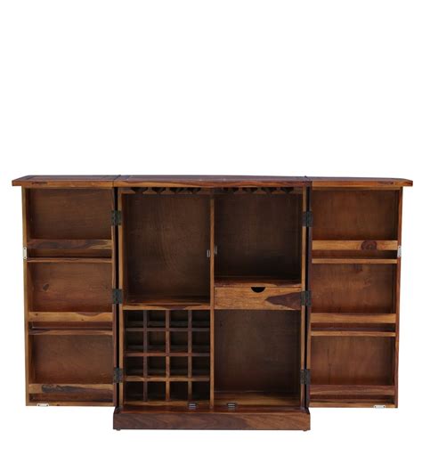 Buy Woodway Solid Wood Bar Cabinet In Provincial Teak Finish By