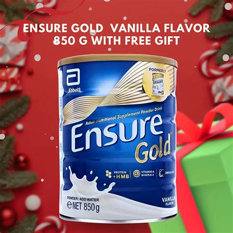 Ensure Gold Vanilla Flavor G Exp Set Free Gift End Of