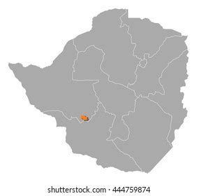 Map Zimbabwe Bulawayo Stock Vector (Royalty Free) 444759874 | Shutterstock