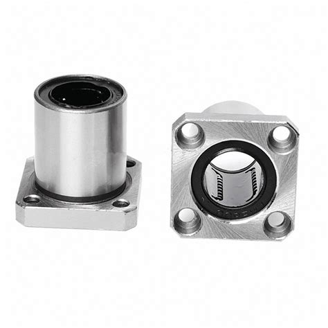 2Pcs LMK30UU Square Flange Type Linear Bearing Ball Bushing 30x45x64mm