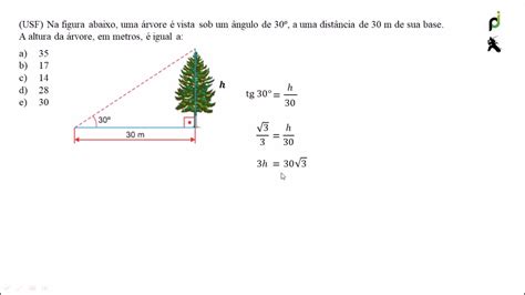 QuestÃo Trigonometria No TriÂngulo RetÂngulo Youtube