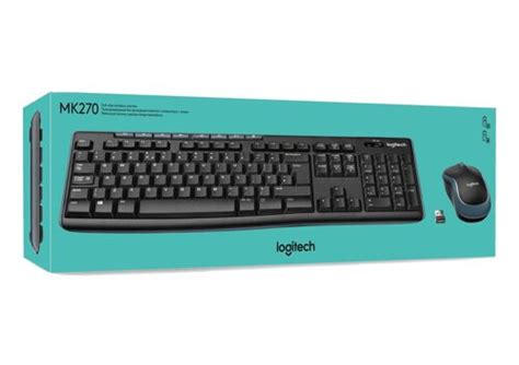 Logitech Mk270 Full Size Wireless Combo 24ghz Keyboard And Mouse Ebay