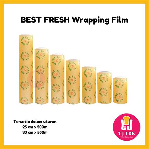 Jual Food Wrapping Film Plastik Wrap Makanan Best Fresh Uk Cm X M