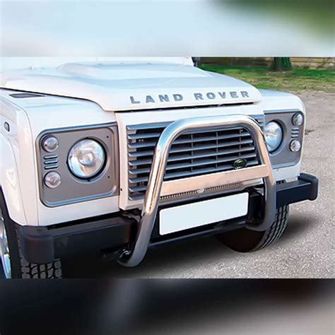 High Bull Bar Inox Land Rover Defender 90 2010 2016