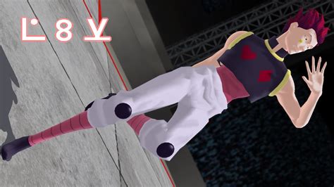 【mmd Hxh】glide ヒソカと二人のバックダンサーさんで Hisoka With Two Back Dancers Hunter X