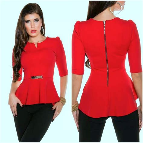 Blusa Moderna Y Elegantes Para Esta Fiesta De Navidad Blusas De Moda 2016 Moda Blusa Elegante