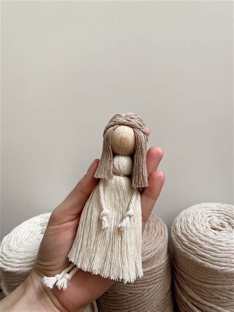 Macrame Doll Video Tutorial Pattern Beginner Friendly Step Etsy