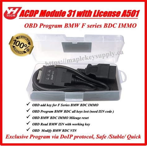 Yanhua Acdp Bmw Module F Chassis Bdc Immo Via Obd With A