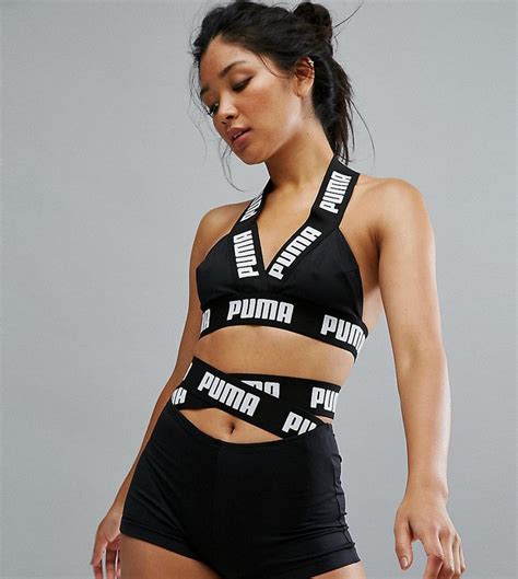 Puma Exclusive To Asos Strap Active Crop Top Sport Outfits Athletic Outfits Fitness Fashion