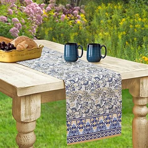 Amazon Home Bargains Plus Rectangle Fabric Table Runner O Inch