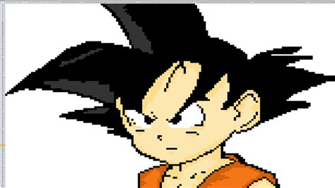 Goku Ui Pixel Art