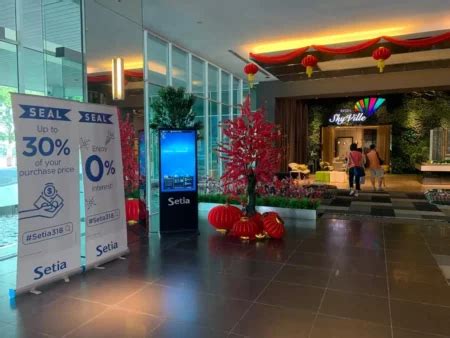 Touchscreen Floor Stand Kiosk For Setia Welcome Centre Penang