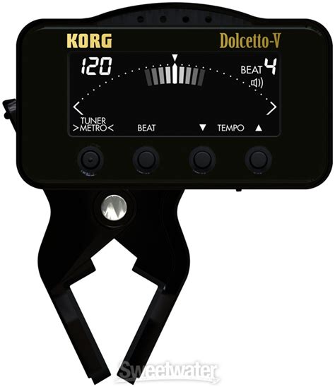 Korg Aw3v Dolcetto Clip On Tunermetronome For Violinviola