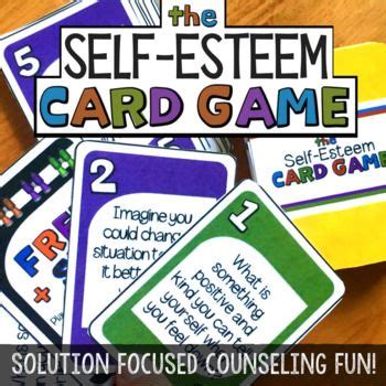 The Self Esteem Card Game Fun Solution Focused School Counseling Group