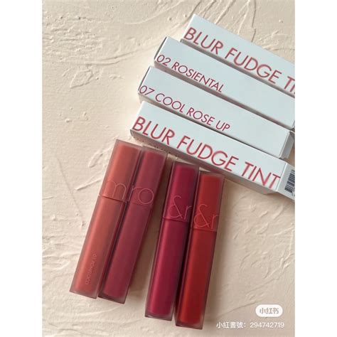 【kanna ☃️】romand Blur Fudge Tint Look At Me 絕對自我 不沾罩 霧面唇釉 唇釉 蝦皮購物