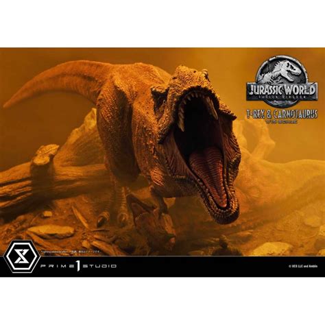 Jurassic World Fallen Kingdom Deluxe T Rex And Carnotaurus