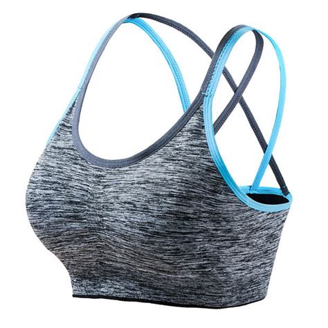 Cheap Women S Removable Padded Sports Bras Lingerie Support Workout