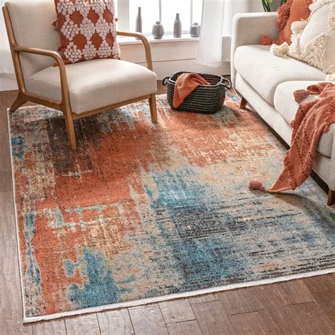 Well Woven Indira Regen Multi Bohemian Modern Abstract Distressed 53