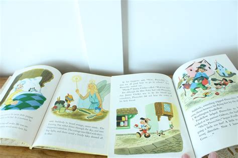 Pinocchio Little Golden Book 1980 Hardback Children's - Etsy