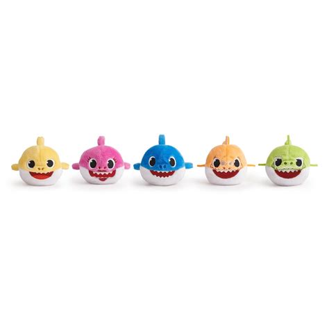 Pinkfong Shark Family Plush Mini W/sound - Walmart.com - Walmart.com