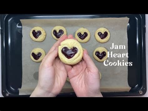 How To Make Pinterest Tiktok Jam Heart Cookies Recipes By Cookerke