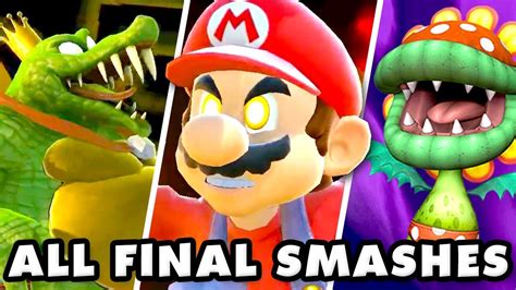 Super Smash Brothers Ultimate All Final Smashes Youtube