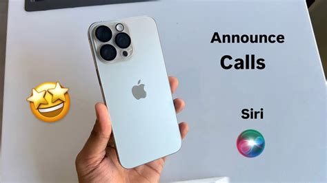 How To Turn On Off Announce Calls In Iphone Siri Will Announce Your