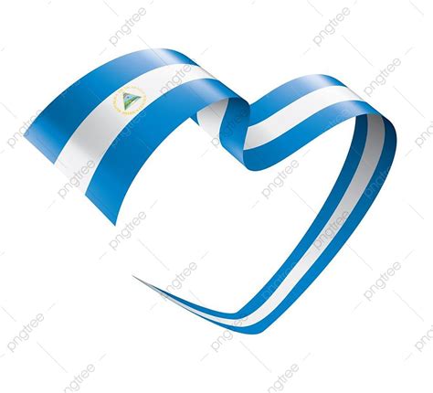 Cinta De Cinta De Bandera Nacional De Nicaragua PNG Objeto Identidad