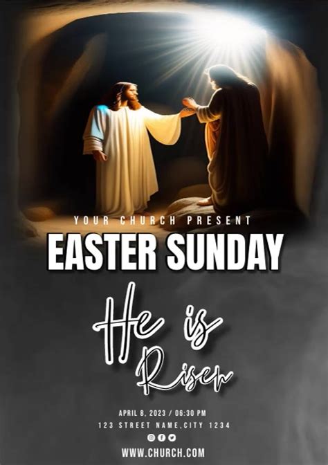 Easter Sunday Video Ads Template Postermywall